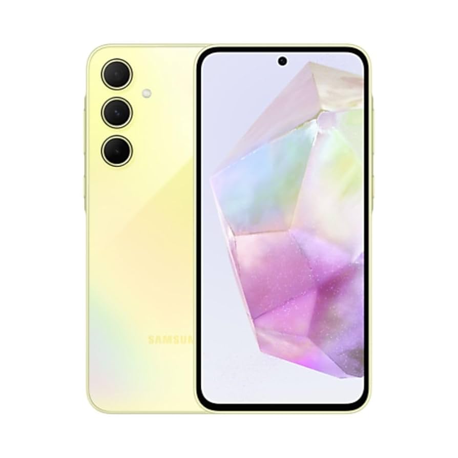 *み* グローバル版　Galaxy　A55　オーサムレモン128 GB samsung Galaxy A55 5G (Awesome Lemon, 8GB RAM, 128GB Storage
